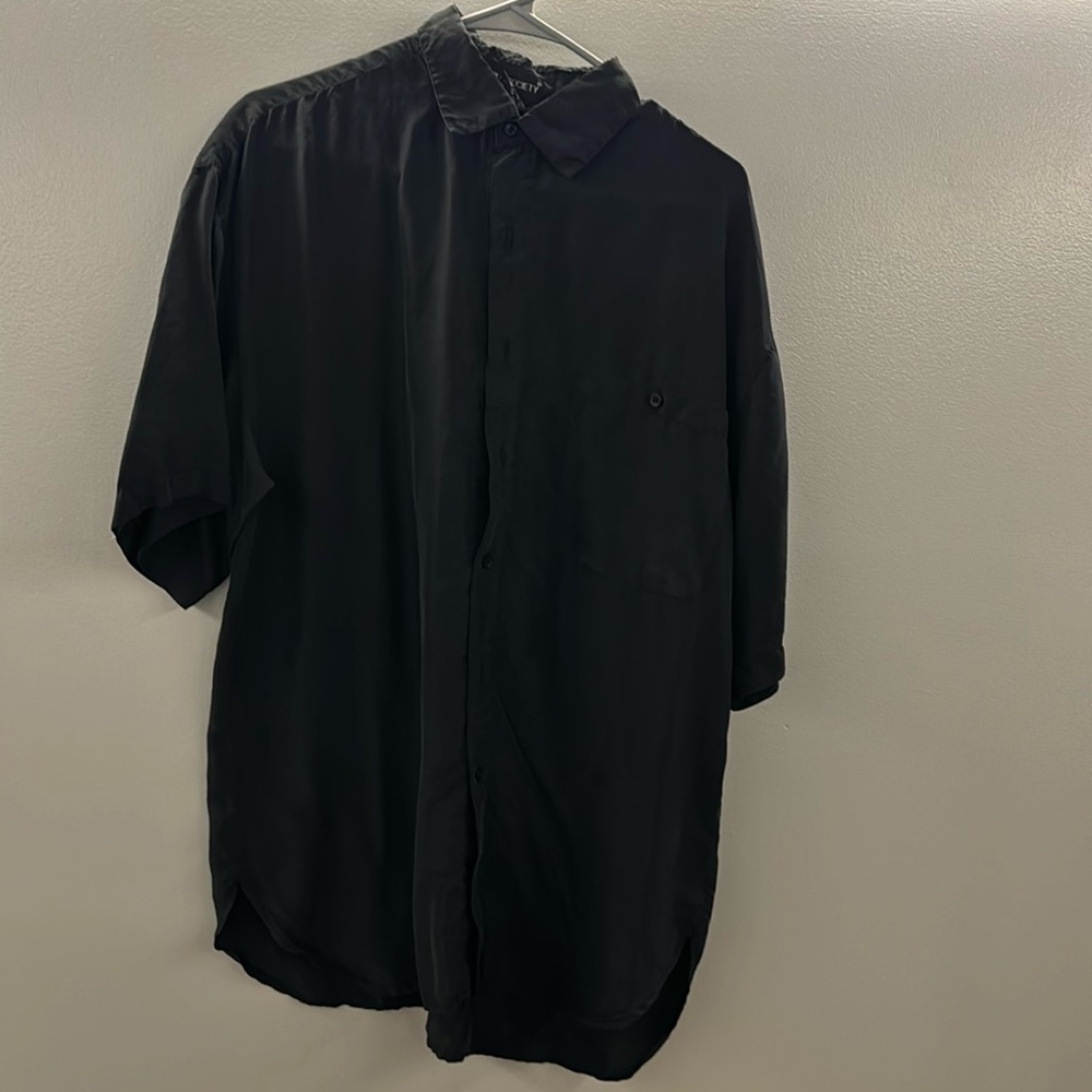 Silk Button Down